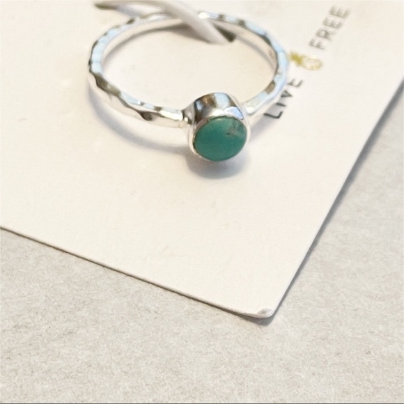 Pura Vida Ring 925 Silver Turquoise Boho Ring Size 7 - Picture 14 of 15